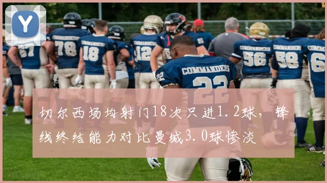 切尔西场均射门18次只进1.2球，锋线终结能力对比曼城3.0球惨淡